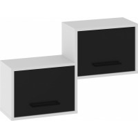 Sienas plaukts BOSS-08 2D, Balts/Melns